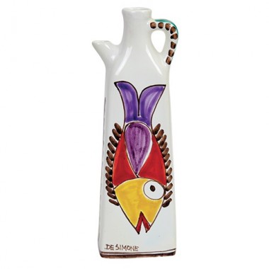 Brocca Folk pesce ceramiche de simone BR116FK Brocca Folk pesce ceramiche de simone BR116FK